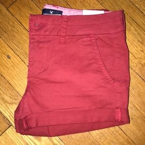 **🆕** Red Khaki Shorts